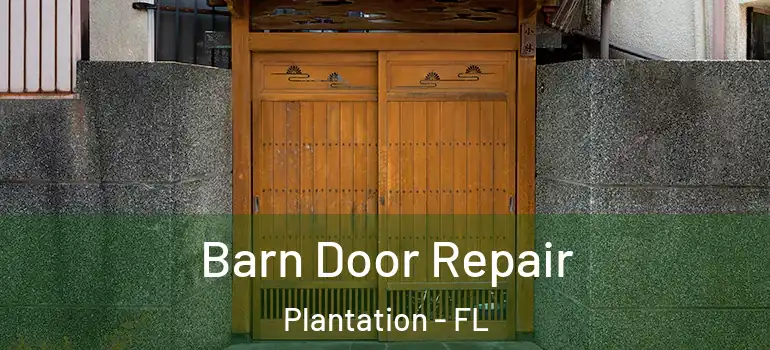  Barn Door Repair Plantation - FL