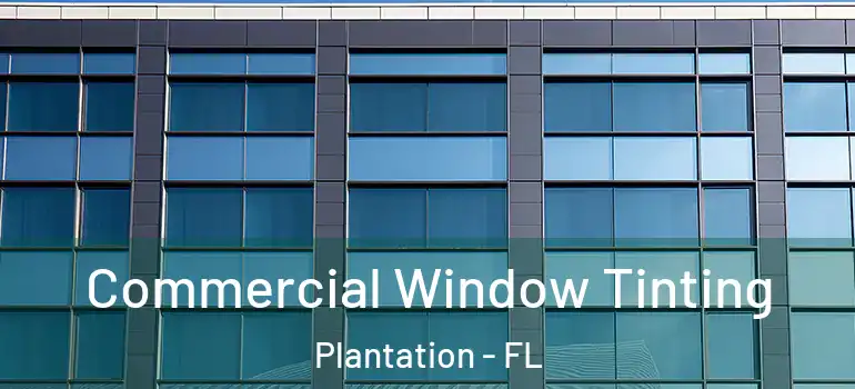  Commercial Window Tinting Plantation - FL