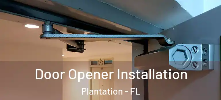  Door Opener Installation Plantation - FL