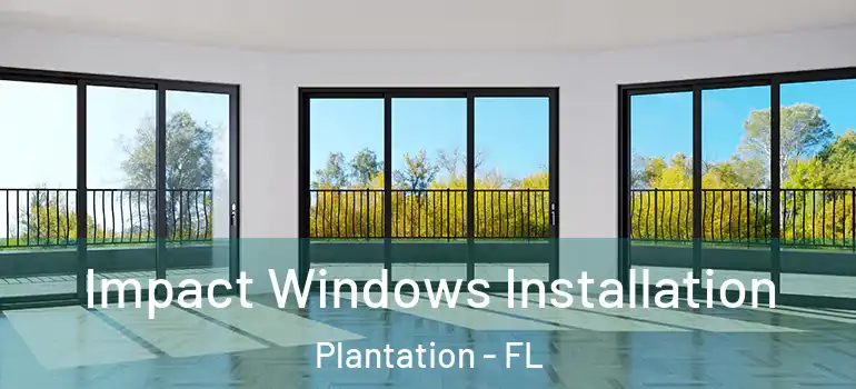  Impact Windows Installation Plantation - FL