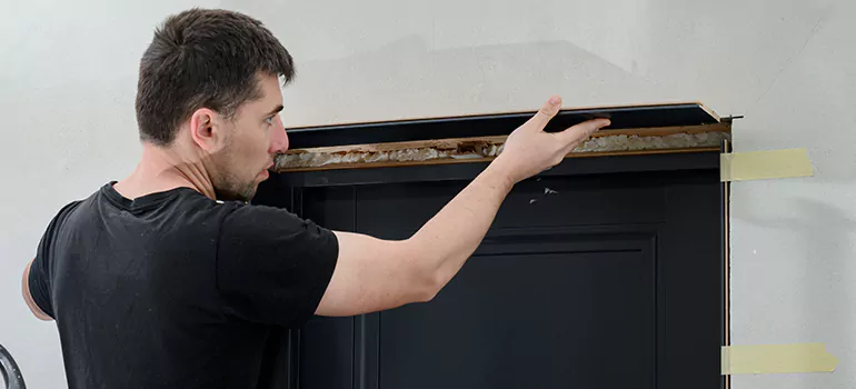 Wood Door Hole Repair in Plantation, FL