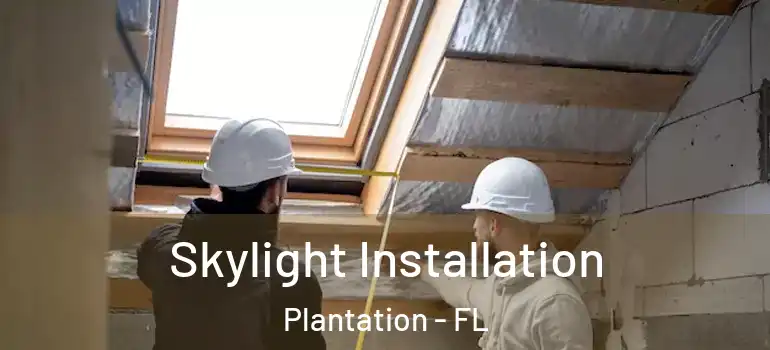  Skylight Installation Plantation - FL