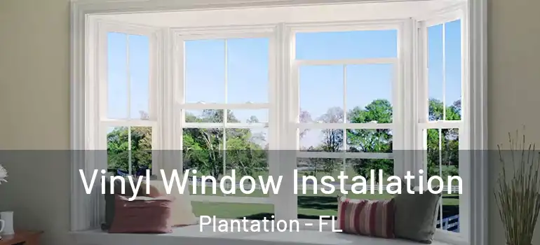  Vinyl Window Installation Plantation - FL