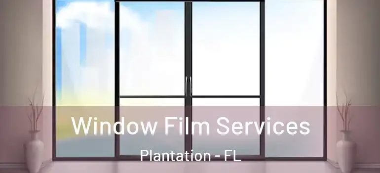  Window Film Services Plantation - FL