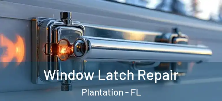  Window Latch Repair Plantation - FL